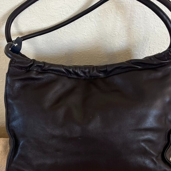 Wilson's Dark Brown Leather boho bohemian Festival Shoulder Bag - Picture 2 of 11